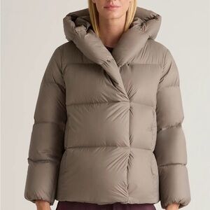 Quince Taupe Puffer Jacket